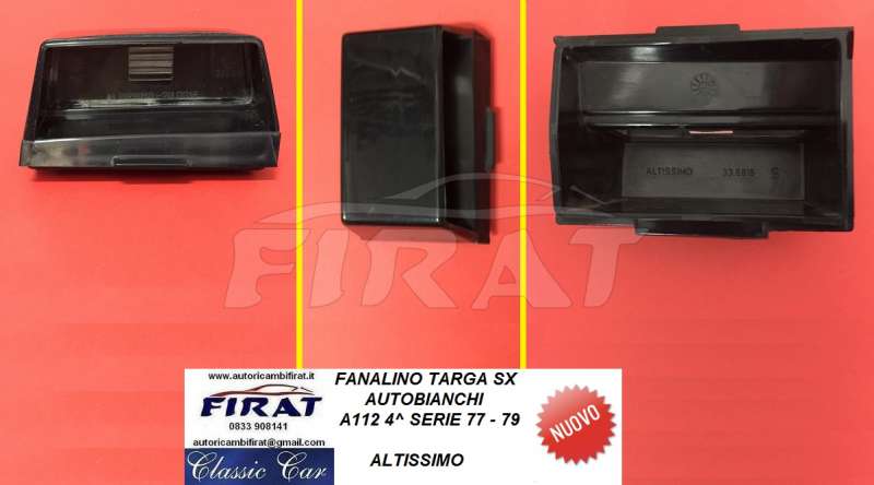 FANALINO TARGA A112 4^ SERIE SX